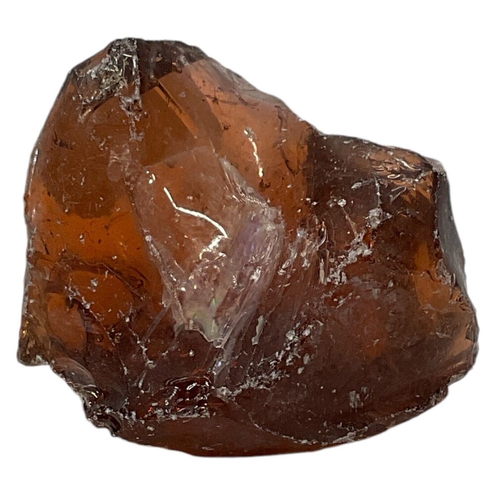 Amber‎ Translucent Art Glass Cullet Slag Glass #5XL1